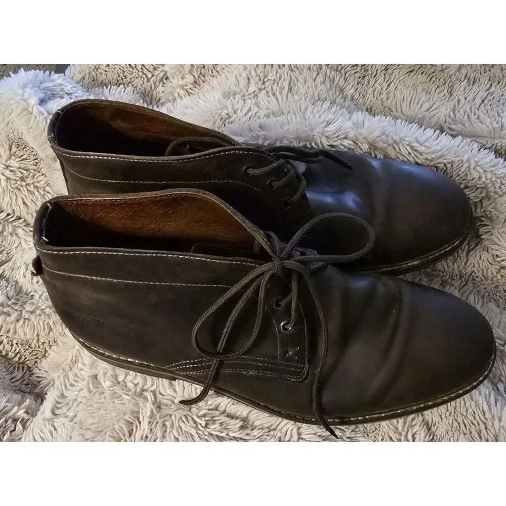 WOLVERINE 1883 Francisco Brown Chukka Boot Men 8.5 W00768 Leather Boots Lace Up